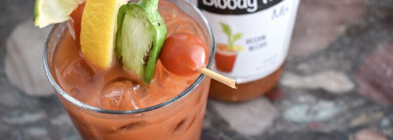Bloody Mary Cocktail Featuring Pope's Cocktail Mix
