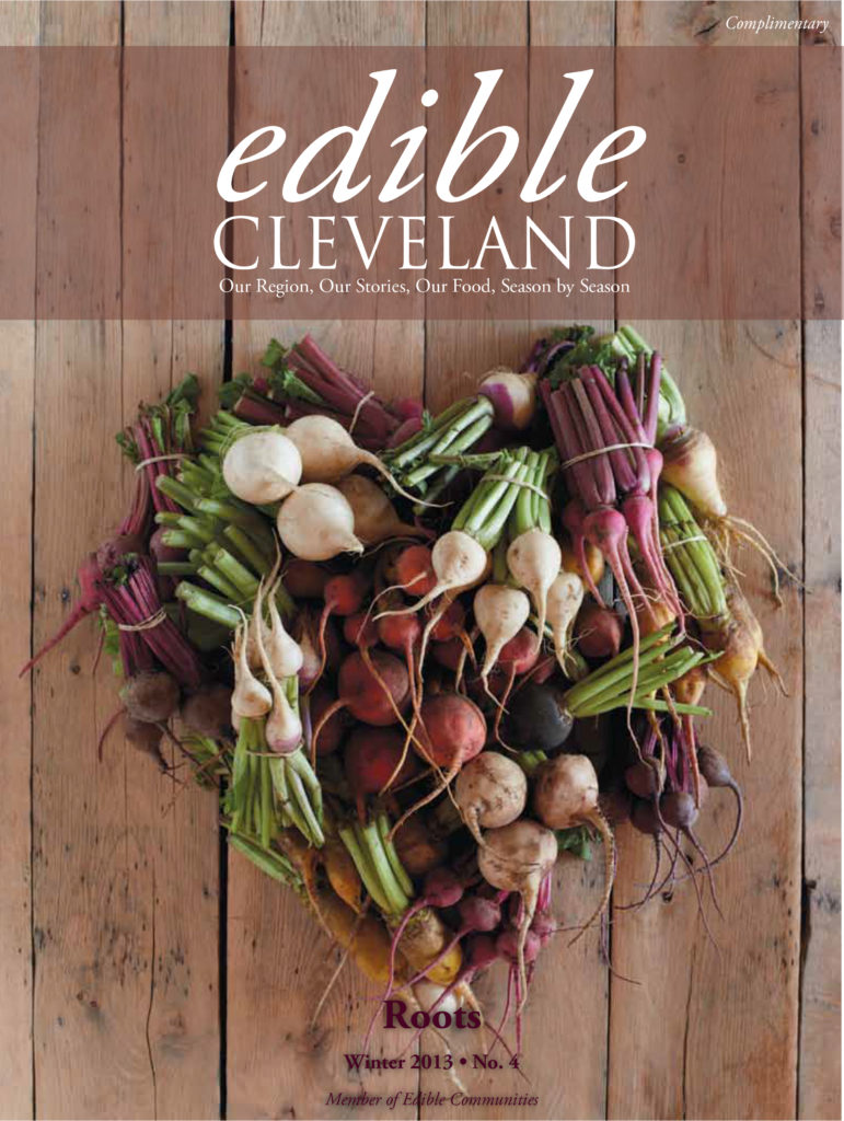 Edible Cleveland Cover with Ingredients Heart Shape